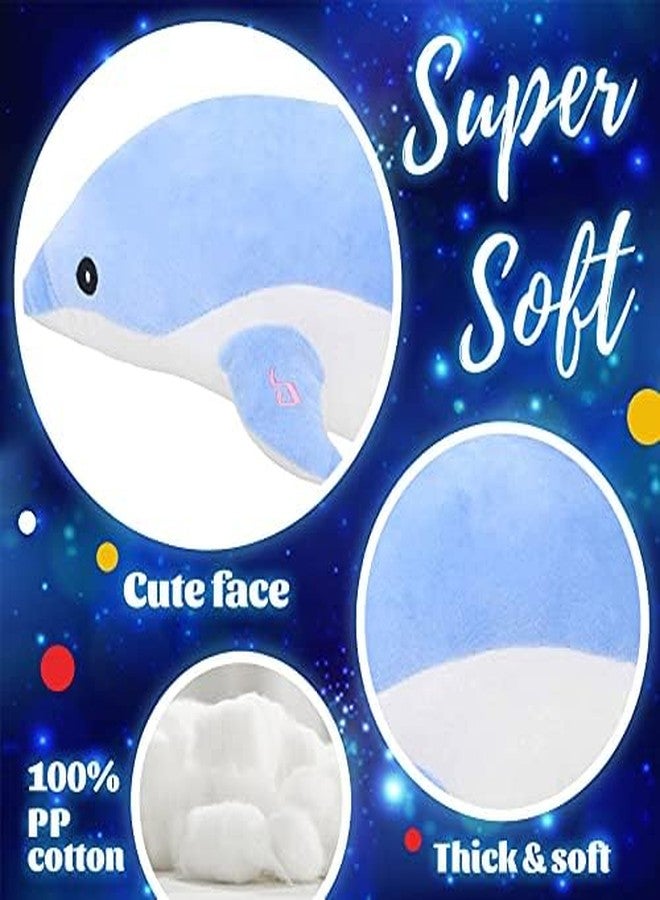 Glow Guards Light up Musical Stuffed Dolphin Ocean Life Soft Plush Toy with LED Night Lights Nursery Songs Glow Singing Sea Animals Birthday for Toddler Kids, 18'' - Image 5
